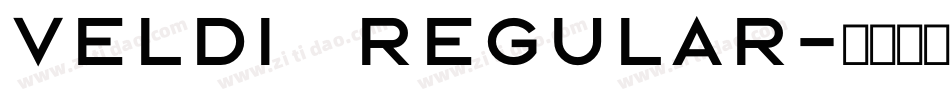 Veldi  Regular字体转换